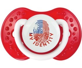 Empreinte My Identity Taïwan Sucette LOVI Dynamic Blanc-rouge classique