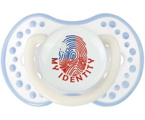 Empreinte My Identity Taïwan Sucette LOVI Dynamic Blanc-cyan classique