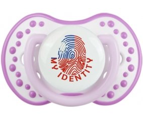 Empreinte My Identity Taïwan Sucette LOVI Dynamic Blanc-mauve classique