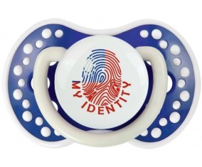 Empreinte My Identity Taïwan Sucette LOVI Dynamic Bleu-marine phosphorescente