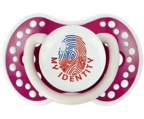 Empreinte My Identity Taïwan Sucette LOVI Dynamic Fuchsia phosphorescente