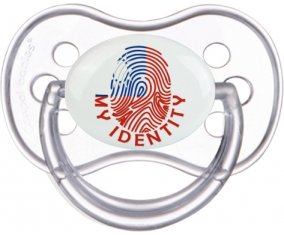 Empreinte My Identity Taïwan Tétine Anatomique Transparente classique
