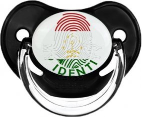 Empreinte My Identity Tadjikistan Sucette Physiologique Noir classique