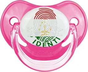 Empreinte My Identity Tadjikistan Sucette Physiologique Rose classique
