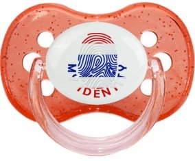 Empreinte My Identity Thaïlande Sucette Cerise Rouge à paillette