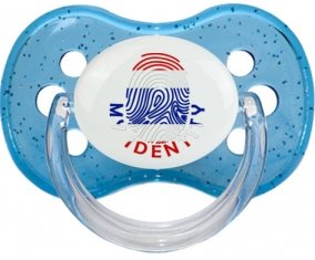 Empreinte My Identity Thaïlande Sucette Cerise Bleu à paillette