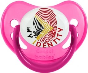 Empreinte My Identity Timor Leste Sucette Physiologique Rose phosphorescente