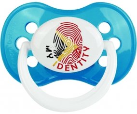 Empreinte My Identity Timor Leste Tétine Anatomique Cyan classique