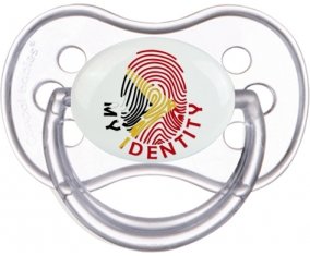 Empreinte My Identity Timor Leste Tétine Anatomique Transparente classique