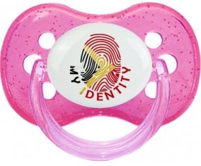 Empreinte My Identity Timor Leste Sucette Cerise Rose à paillette