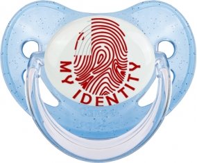 Empreinte My Identity Tonga Sucete Physiologique Bleue à paillette