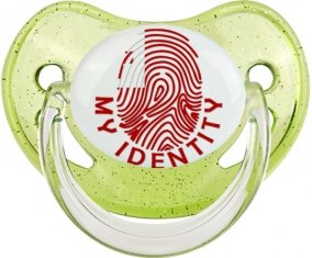 Empreinte My Identity Tonga Sucete Physiologique Vert à paillette