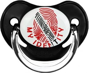 Empreinte My Identity Trinité-et-Tobago Sucette Physiologique Noir classique