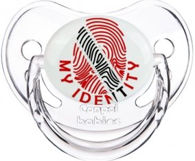 Empreinte My Identity Trinité-et-Tobago Sucette Physiologique Transparent classique