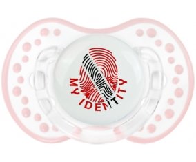 Empreinte My Identity Trinité-et-Tobago Sucette LOVI Dynamic Retro-blanc-rose-tendre classique