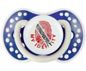 Empreinte My Identity Trinité-et-Tobago Sucette LOVI Dynamic Bleu-marine phosphorescente