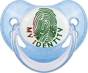 Empreinte My Identity Turkménistan Sucete Physiologique Bleue à paillette