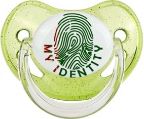 Empreinte My Identity Turkménistan Sucete Physiologique Vert à paillette