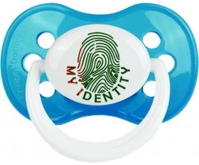 Empreinte My Identity Turkménistan Sucette Anatomique Cyan classique