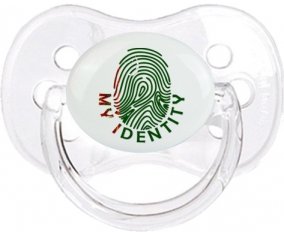 Empreinte My Identity Turkménistan Sucette Cerise Transparent classique