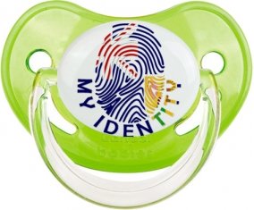 Empreinte My Identity Îles Turques-et-Caïques Sucette Physiologique Vert classique