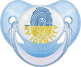 Empreinte My Identity Ukraine Sucete Physiologique Bleue à paillette