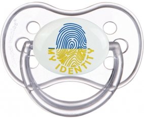 Empreinte My Identity Ukraine Sucette Anatomique Transparente classique