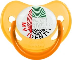 Empreinte My Identity Emirats Arabes Unis Sucette Physiologique Jaune phosphorescente