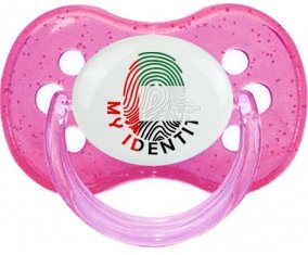 Empreinte My Identity Emirats Arabes Unis Sucette Cerise Rose à paillette