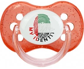 Empreinte My Identity Emirats Arabes Unis Sucette Cerise Rouge à paillette