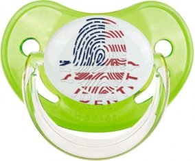 Empreinte My Identity Les États-Unis d'Amérique Tétine Physiologique Vert classique