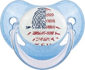 Empreinte My Identity États-Unis des îles mineures éloignées Sucete Physiologique Bleue à paillette
