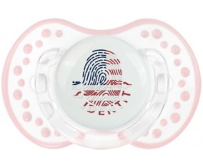 Empreinte My Identity États-Unis des îles mineures éloignées Tétine LOVI Dynamic Retro-blanc-rose-tendre classique