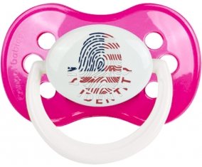 Empreinte My Identity États-Unis des îles mineures éloignées Sucette Anatomique Rose foncé classique