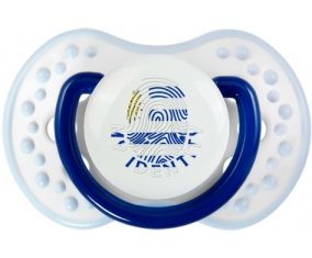 Empreinte My Identity Uruguay Sucette LOVI Dynamic Marine-blanc-bleu classique