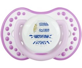 Empreinte My Identity Uruguay Sucette LOVI Dynamic Blanc-mauve classique