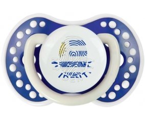Empreinte My Identity Uruguay Sucette LOVI Dynamic Bleu-marine phosphorescente