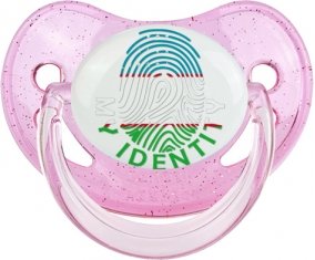 Empreinte My Identity Ouzbékistan Sucette Physiologique Rose à paillette