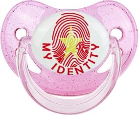 Empreinte My Identity Vietnam Sucette Physiologique Rose à paillette