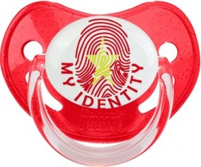 Empreinte My Identity Vietnam Sucette Physiologique Rouge à paillette