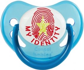 Empreinte My Identity Vietnam Sucette Physiologique Bleue phosphorescente