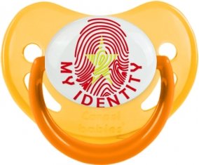 Empreinte My Identity Vietnam Sucette Physiologique Jaune phosphorescente