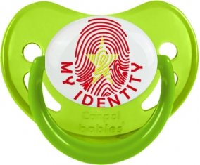 Empreinte My Identity Vietnam Sucette Physiologique Vert phosphorescente