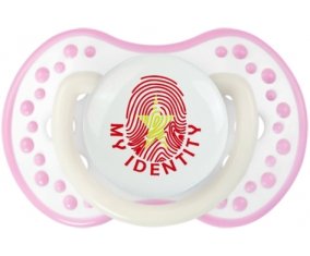 Empreinte My Identity Vietnam Sucette LOVI Dynamic Blanc-rose phosphorescente