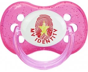 Empreinte My Identity Vietnam Sucette Cerise Rose à paillette