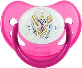 Empreinte My Identity Îles Vierges britanniques Tétine Physiologique Rose phosphorescente