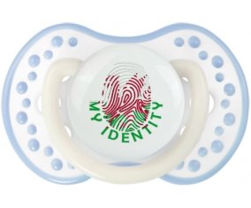Empreinte My Identity Pays de Galles Tétine LOVI Dynamic Blanc-cyan classique