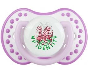 Empreinte My Identity Pays de Galles Tétine LOVI Dynamic Blanc-mauve classique