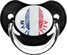 Empreinte My Identity Wallis et Futuna Sucette Physiologique Noir classique