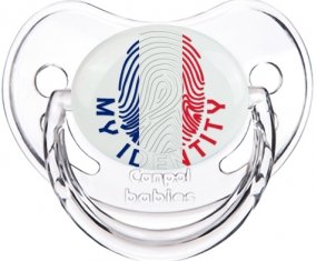 Empreinte My Identity Wallis et Futuna Sucette Physiologique Transparent classique